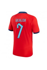 England Jack Grealish #7 Fotballdrakt Borte Klær VM 2022 Korte ermer